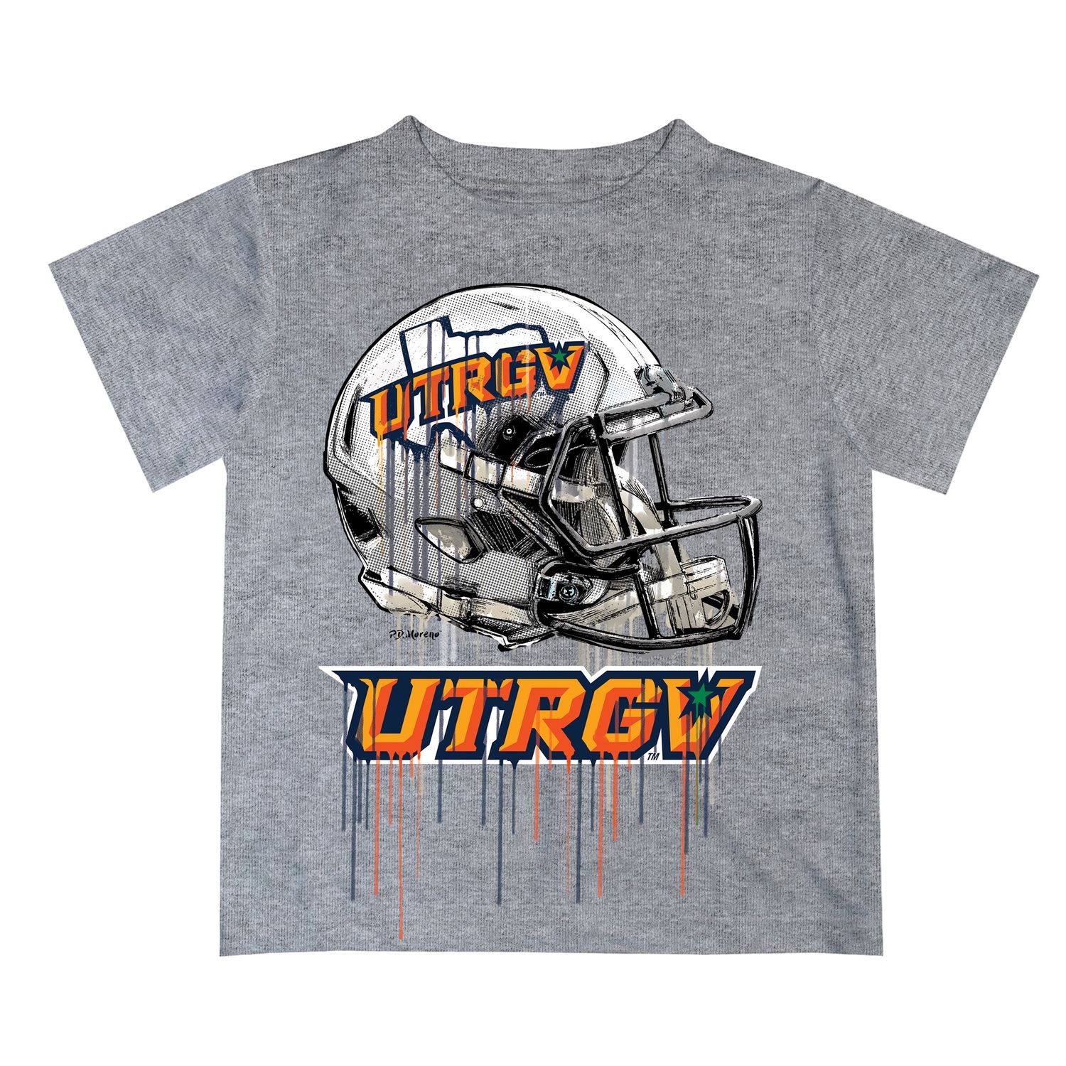 Youth Football Drip Sublimated T-Shirt