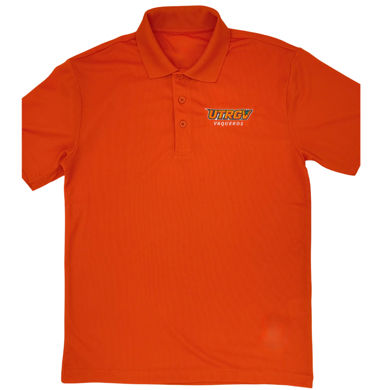 Men&#39;s UTRGV Vaqueros Polo - Deep Orange