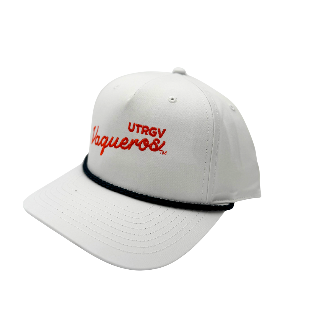 UTRGV Vaqueros Fairway Rope Cap - White