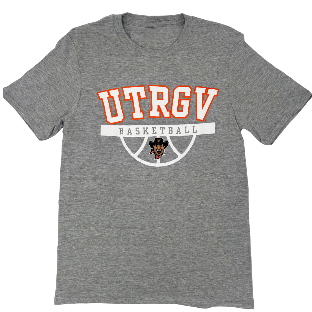 UTRGV Victory Basketball T-Shirt - Heather Grey