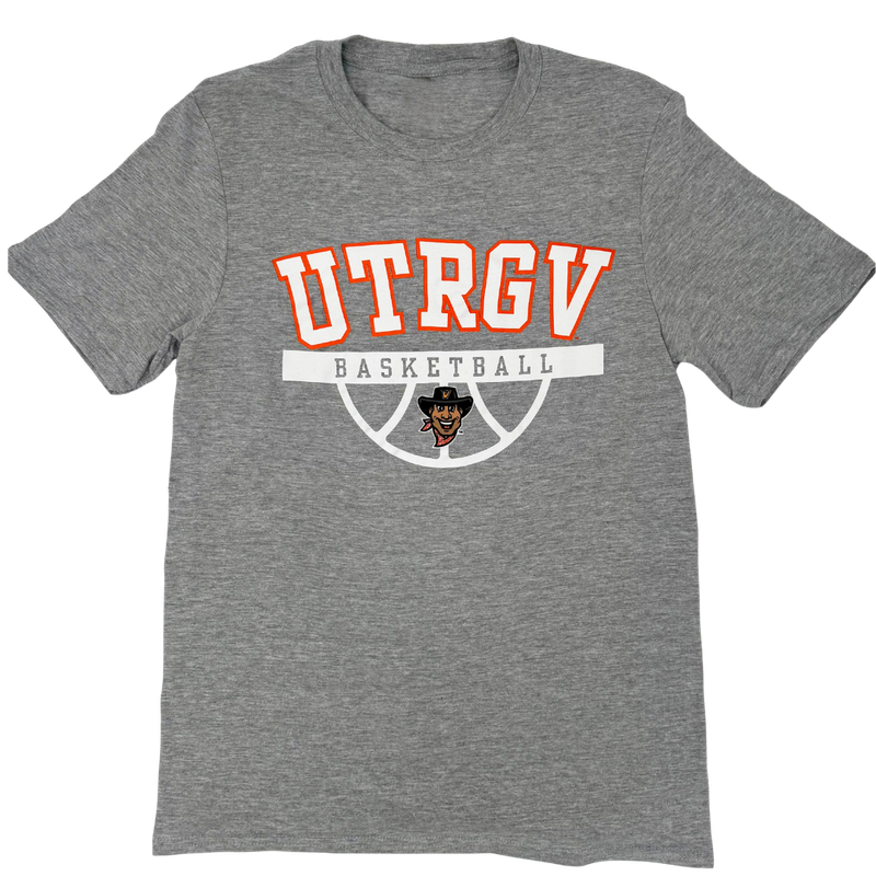 UTRGV Victory Basketball T-Shirt - Heather Grey