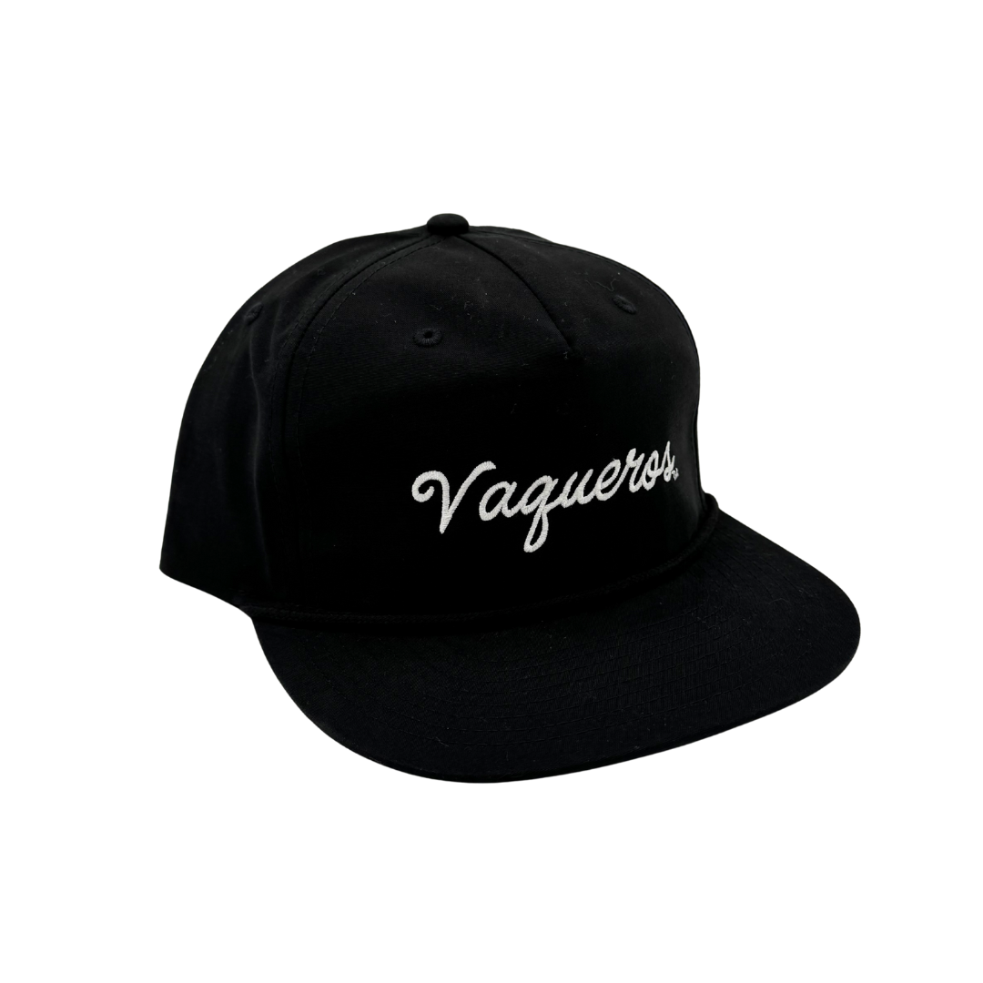 Vaqueros Script Richardson Rope Cap - Black
