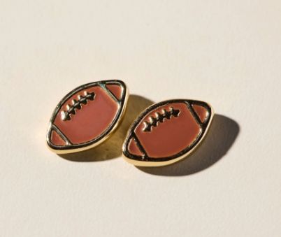 Nickel &amp; Suede Football Studs