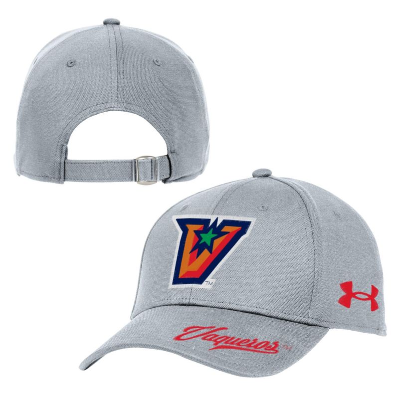 "V" Under Armour Adjustable Cap - Steel Heather