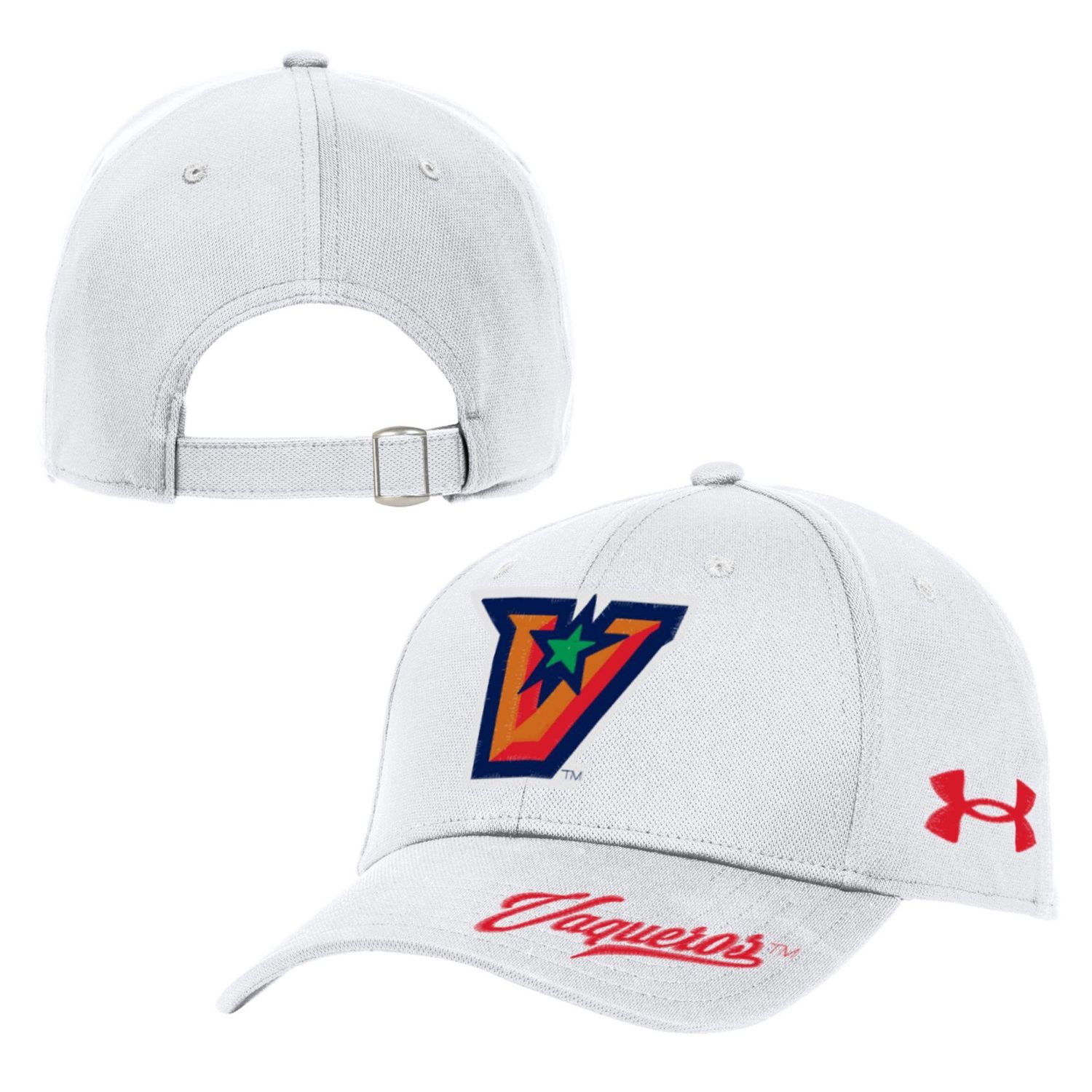 &quot;V&quot; Under Armour Adjustable Cap - White