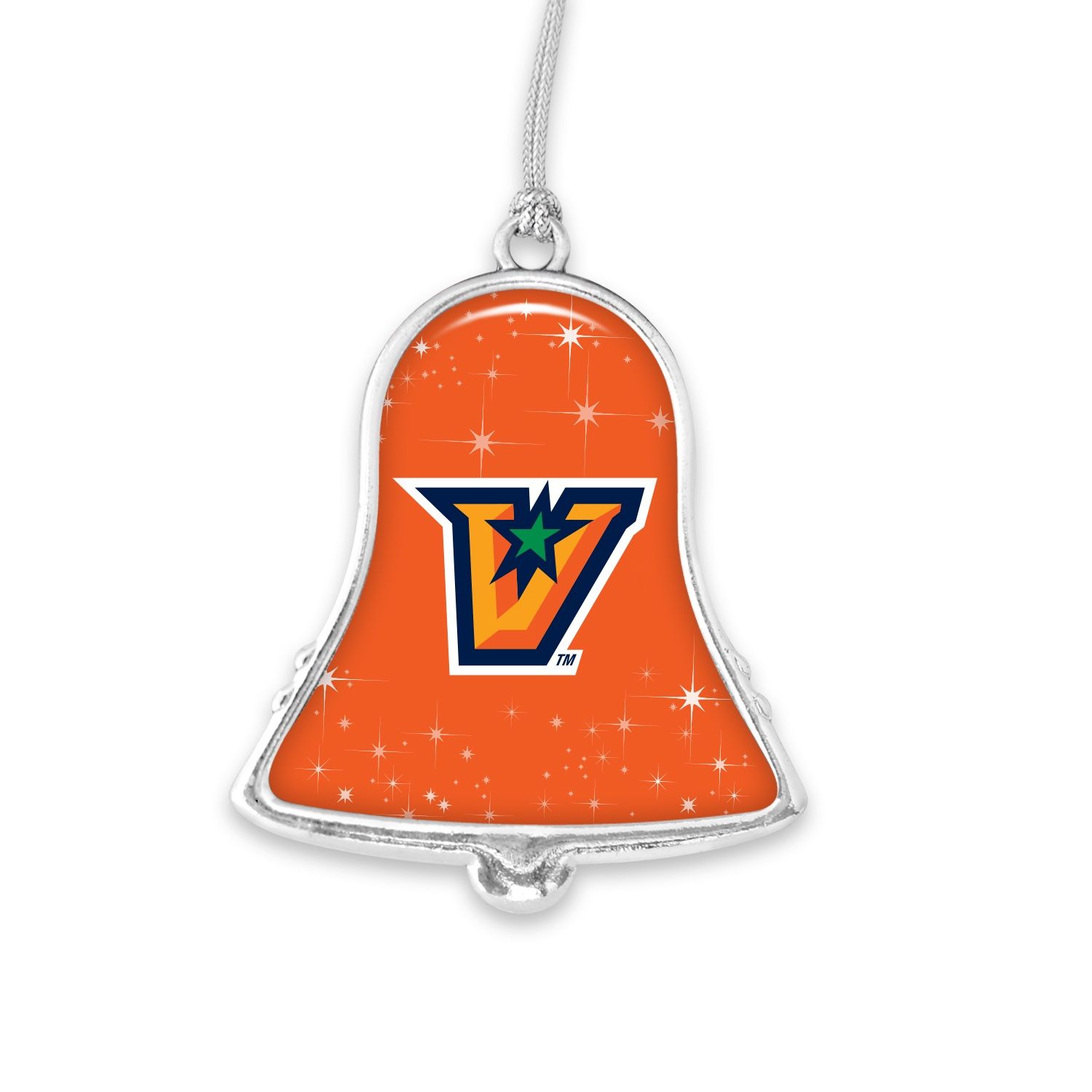 &quot;V&quot; Bell Ornament