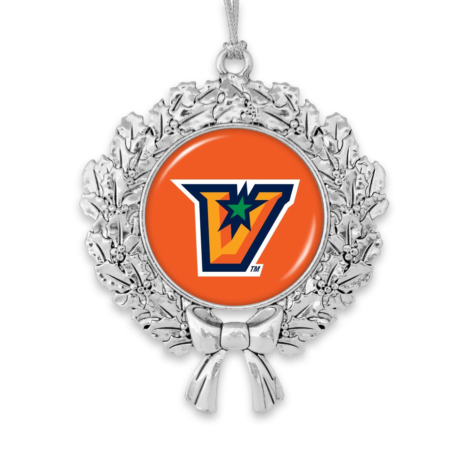&quot;V&quot; Wreath Ornament