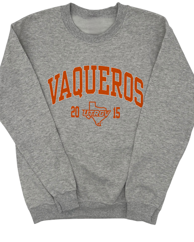 VAQUEROS Crewneck Sweater - Ash Grey