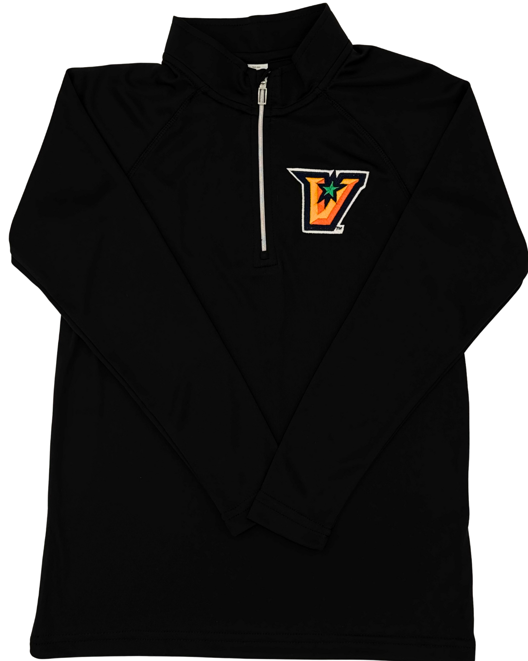 YOUTH &quot;V&quot; 1/4 Zip Dri-Fit - Black