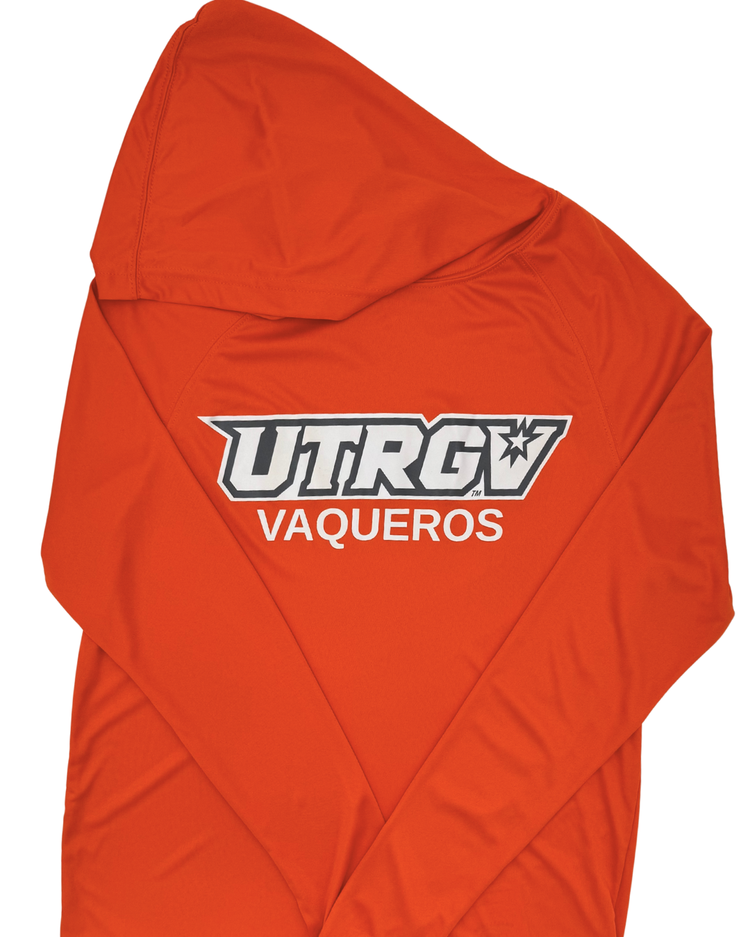 UTRGV Vaqueros Dri-Fit L/S Hoodie - Orange