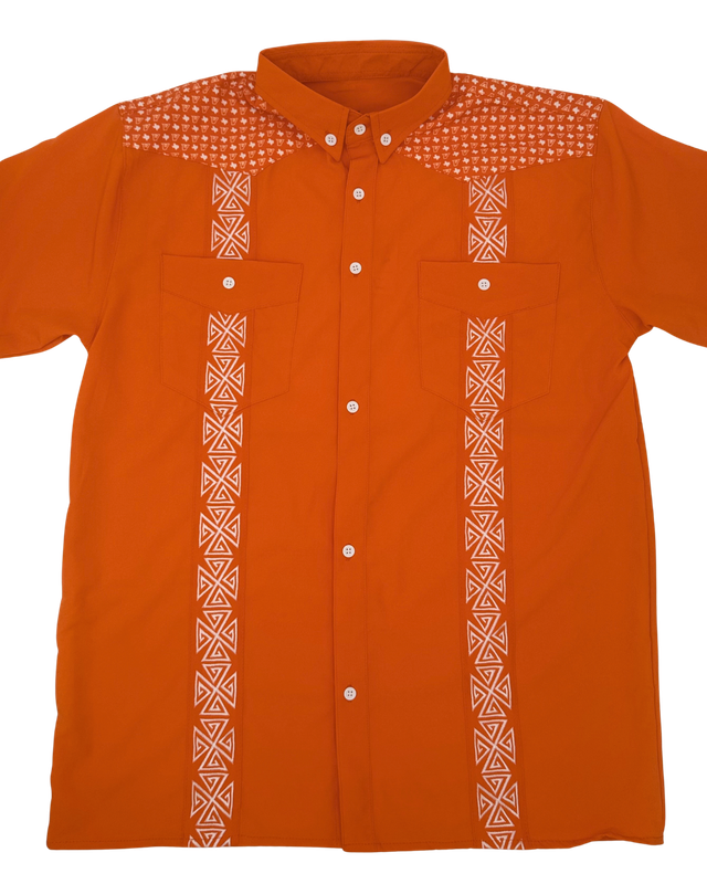 Orange Guayabetta w/ White Sub Panel