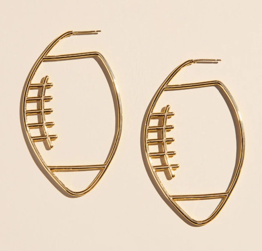 Gold Football Hoops