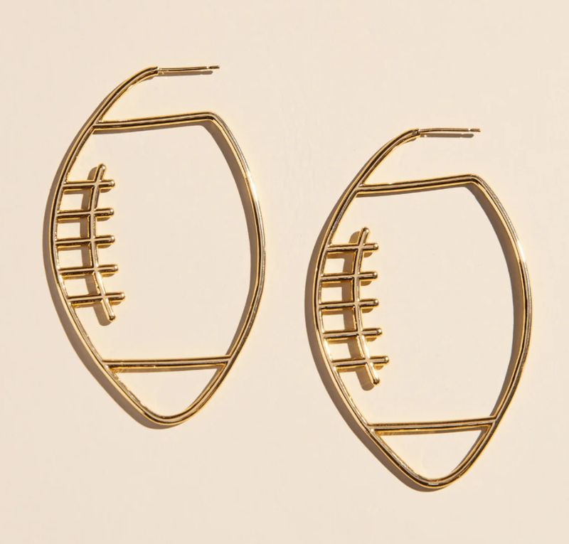 Gold Football Hoops