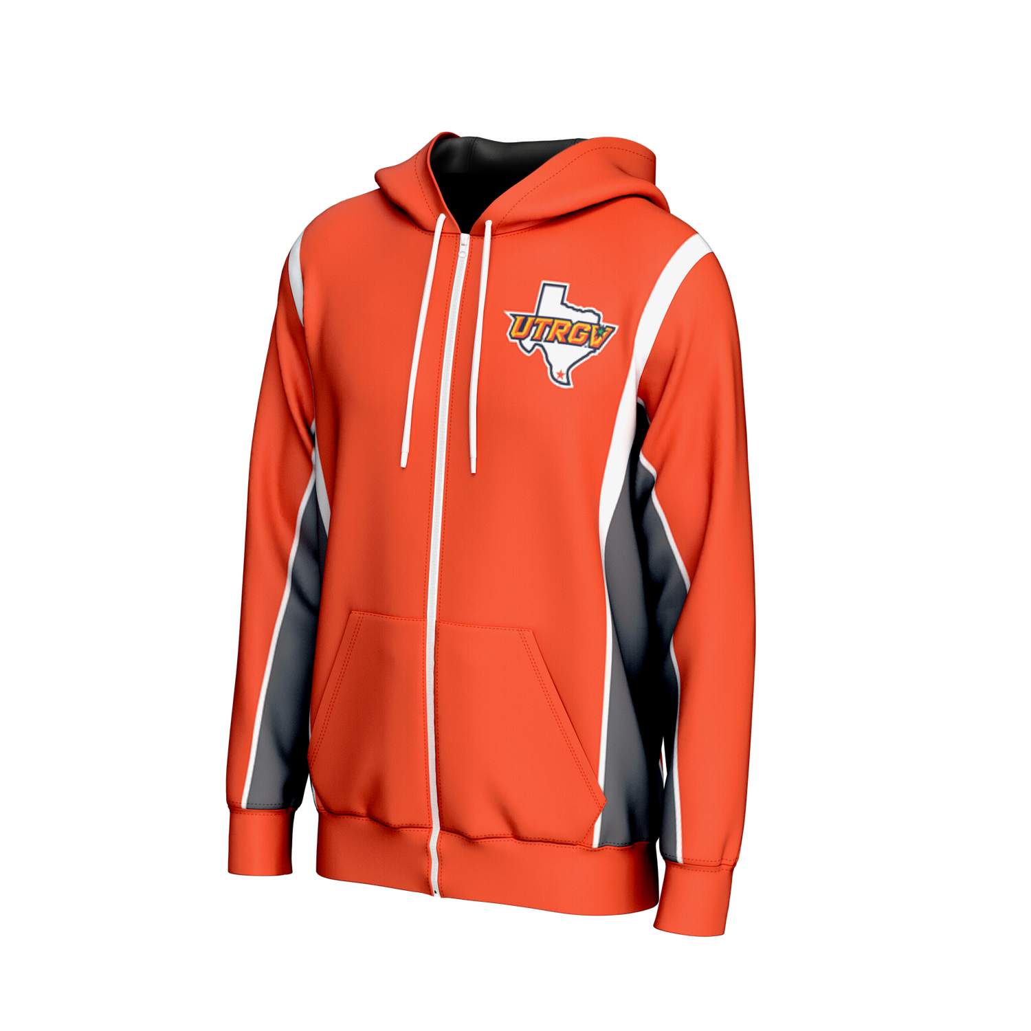 Men&#39;s UTRGV/TX Zipped Hoodie