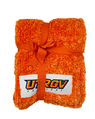 UTRGV Frosty Fleece Blanket 50"x60" - ORANGE