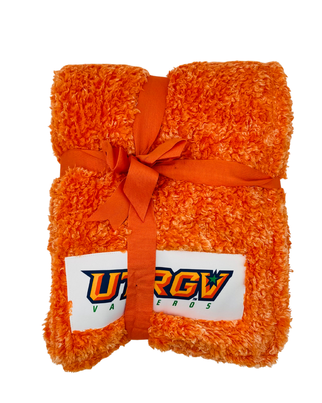 UTRGV Frosty Fleece Blanket 50"x60" - ORANGE