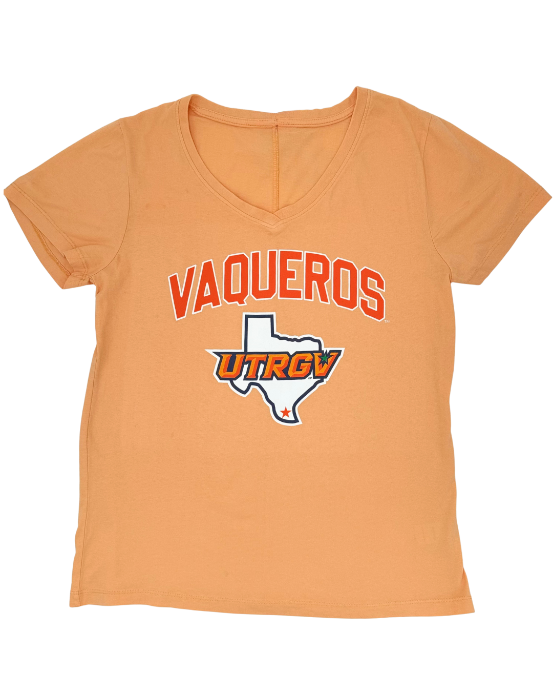 Vaqueros UTRGV Laguna V-Neck Tee - Melon