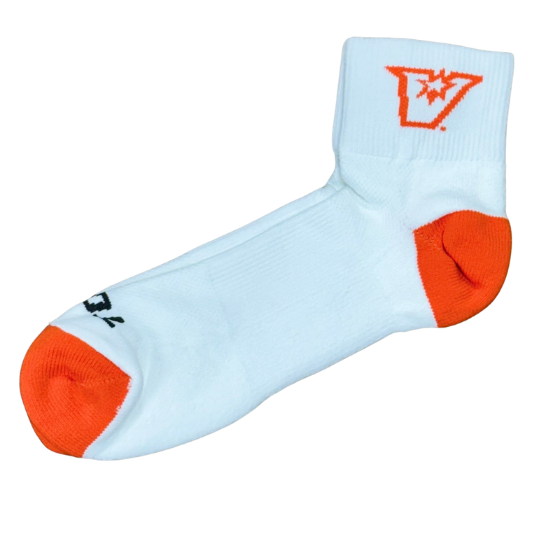 "V" QUARTER Crew Socks