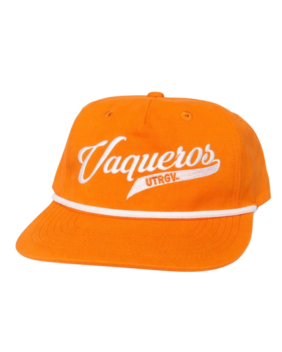 Vaqueros Script Decky Rope Cap - Orange