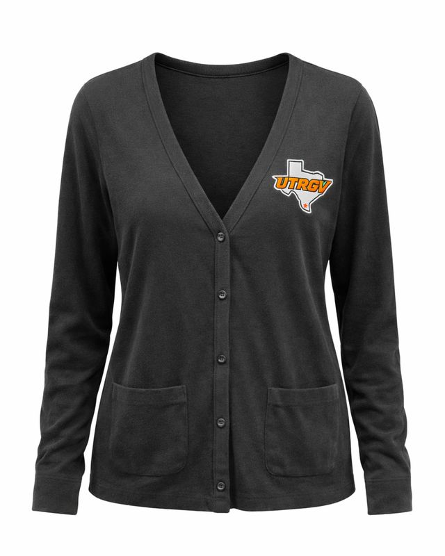 LADIES UTRGV - Texas Cardigan - Black