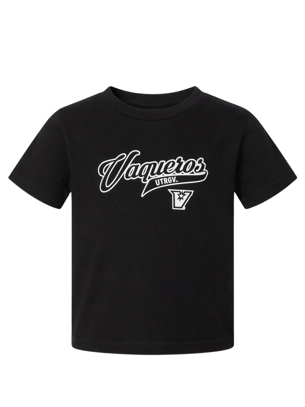 Toddler Vaqueros Script Tee- Black