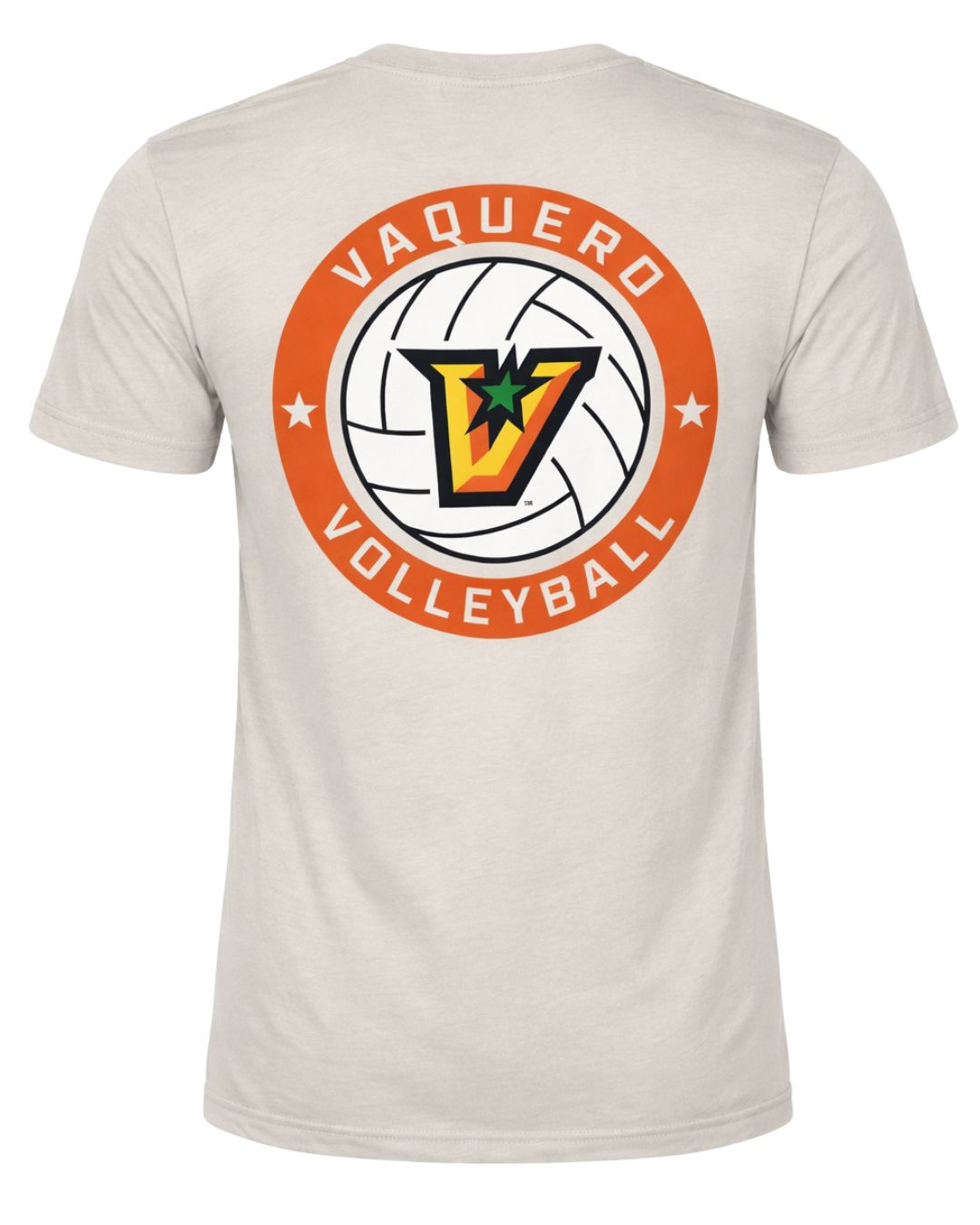 Vaquero Volleyball Short Sleeve T-Shirt - Heather Cement