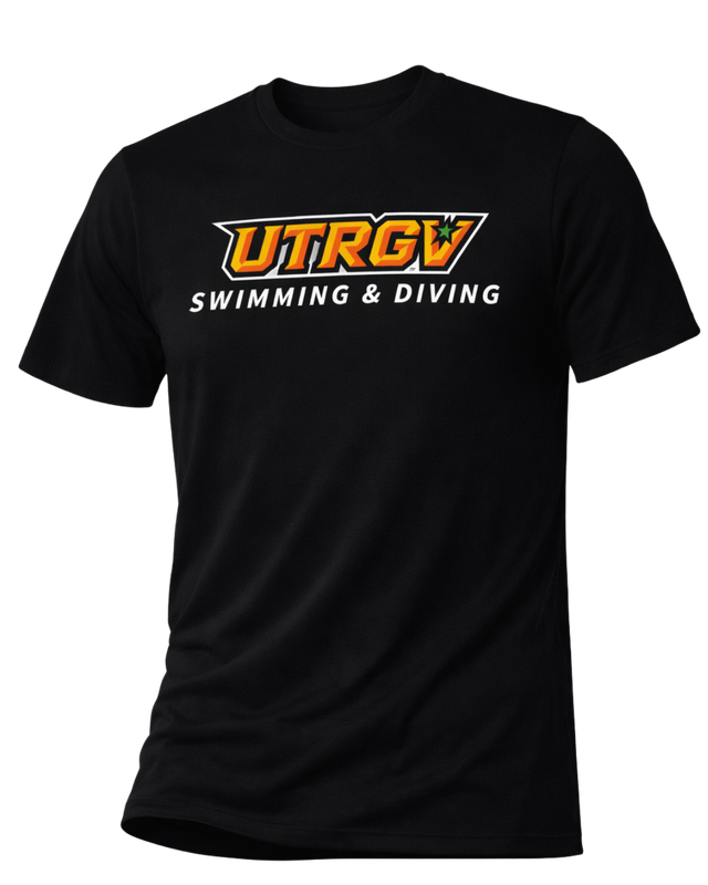 UTRGV Swim &amp; Dive Dri-Fit Short Sleeve - Black