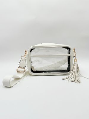 Clear PU Cross Body Stadium Bag (COLOR SIDE)