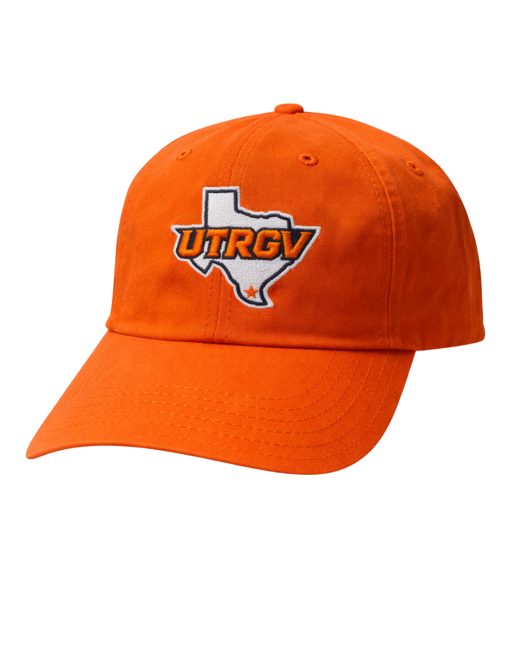 UTRGV - Texas Embroidered Relaxed Dad Hat Cap - Orange