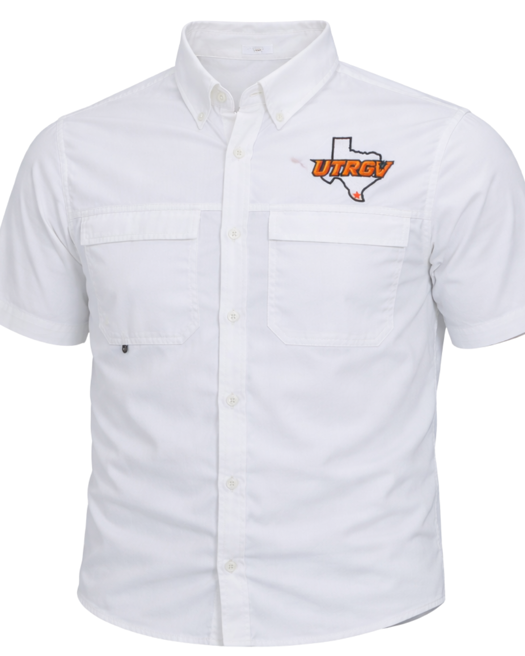 MEN'S UTRGV/TX Fishing Shirt - White