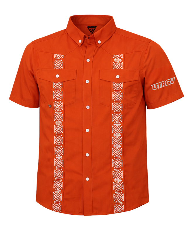UTRGV Guayabetta Shirts- Orange/White