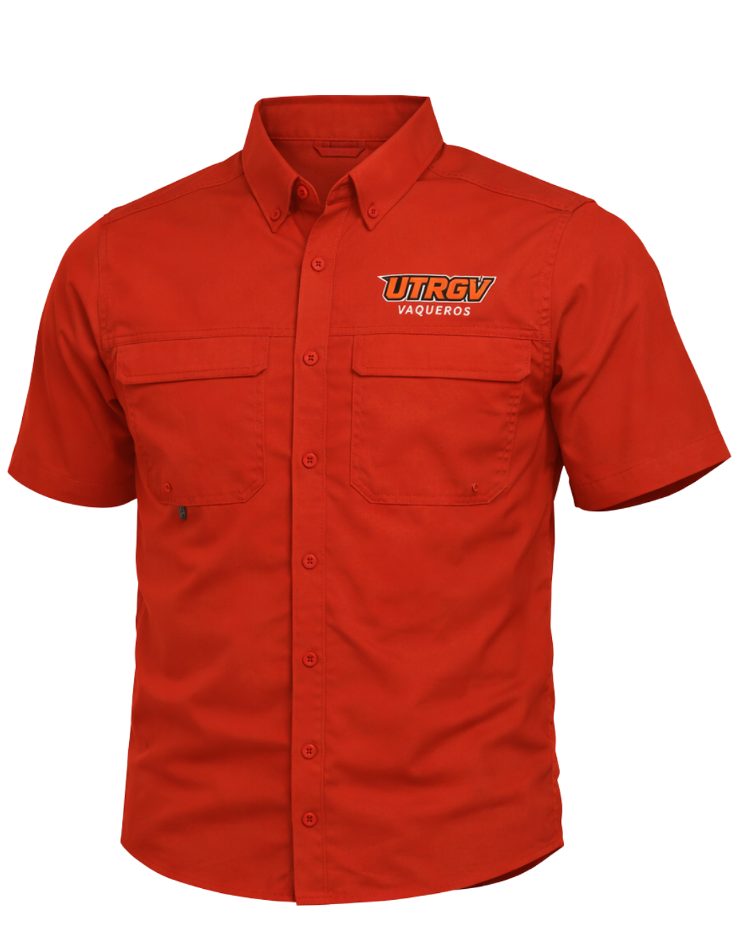 UTRGV Vaqueros Fishing Shirt -  Orange