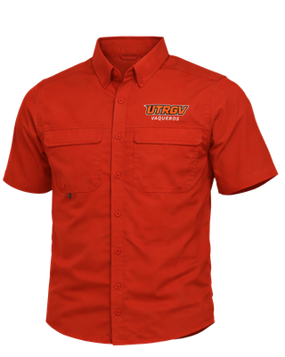 UTRGV Vaqueros Fishing Shirt -  Orange