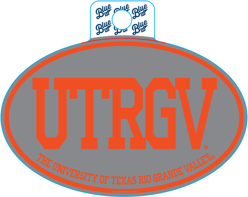 UTRGV Euro Style Sticker