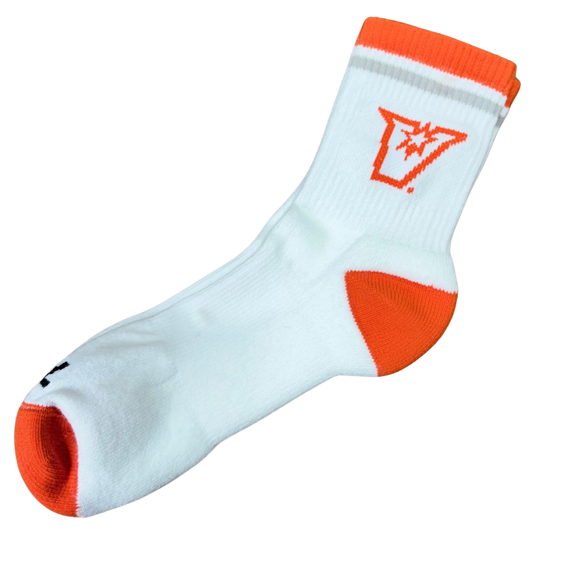 "V" Short Crew Sock