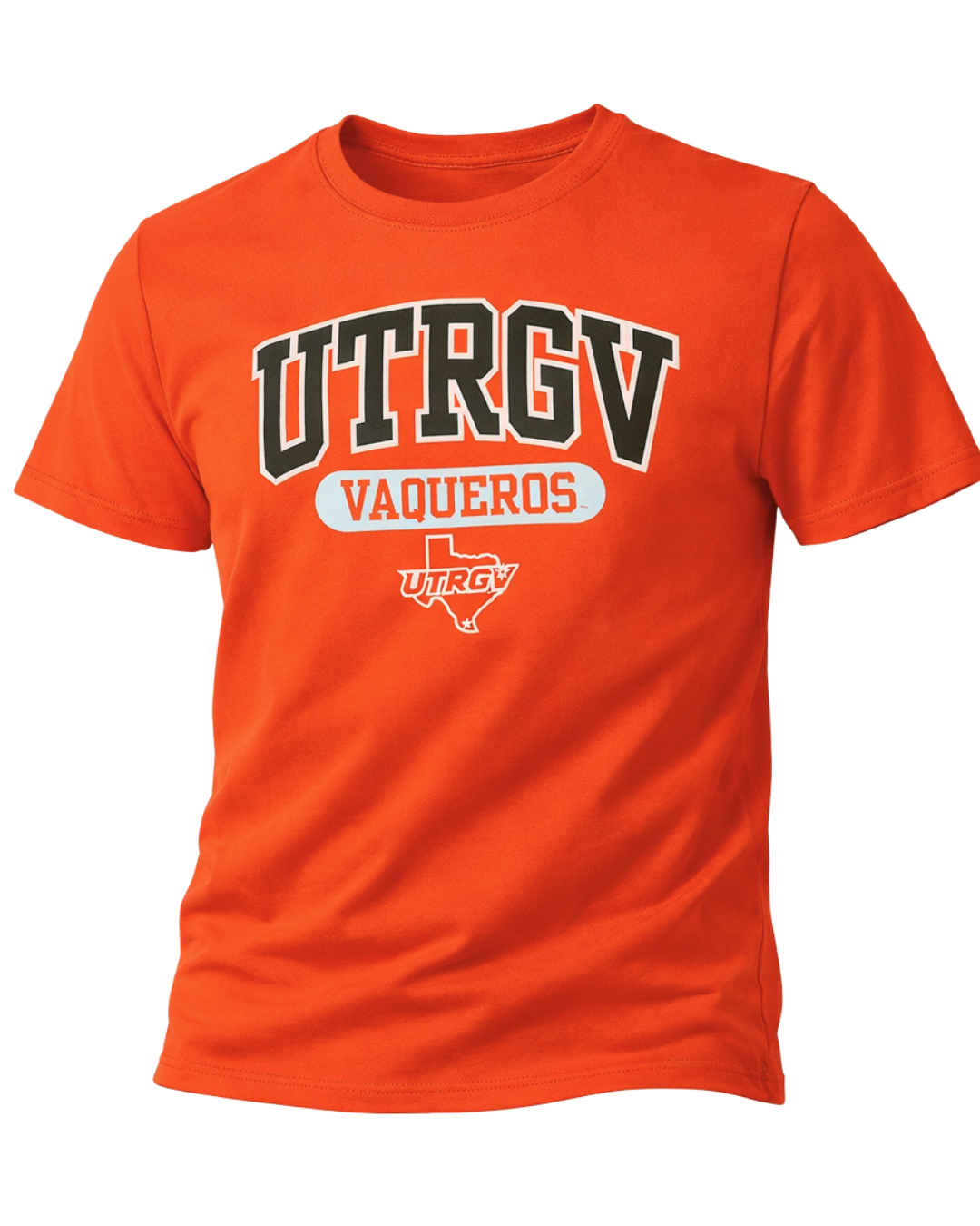 Arched UTRGV Vaqueros Short Sleeve DRI FIT Shirt - Orange