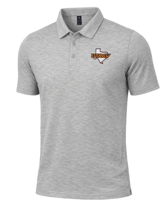 UTRGV / TX Antigua Polo - Oatmeal Heather