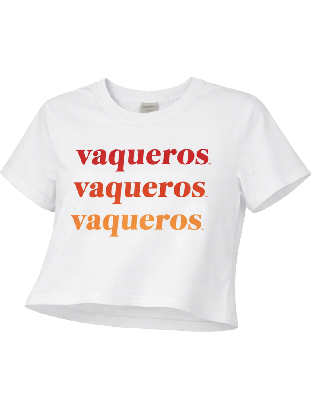 Triple VAQUEROS Short 'N Sweet Tee - White