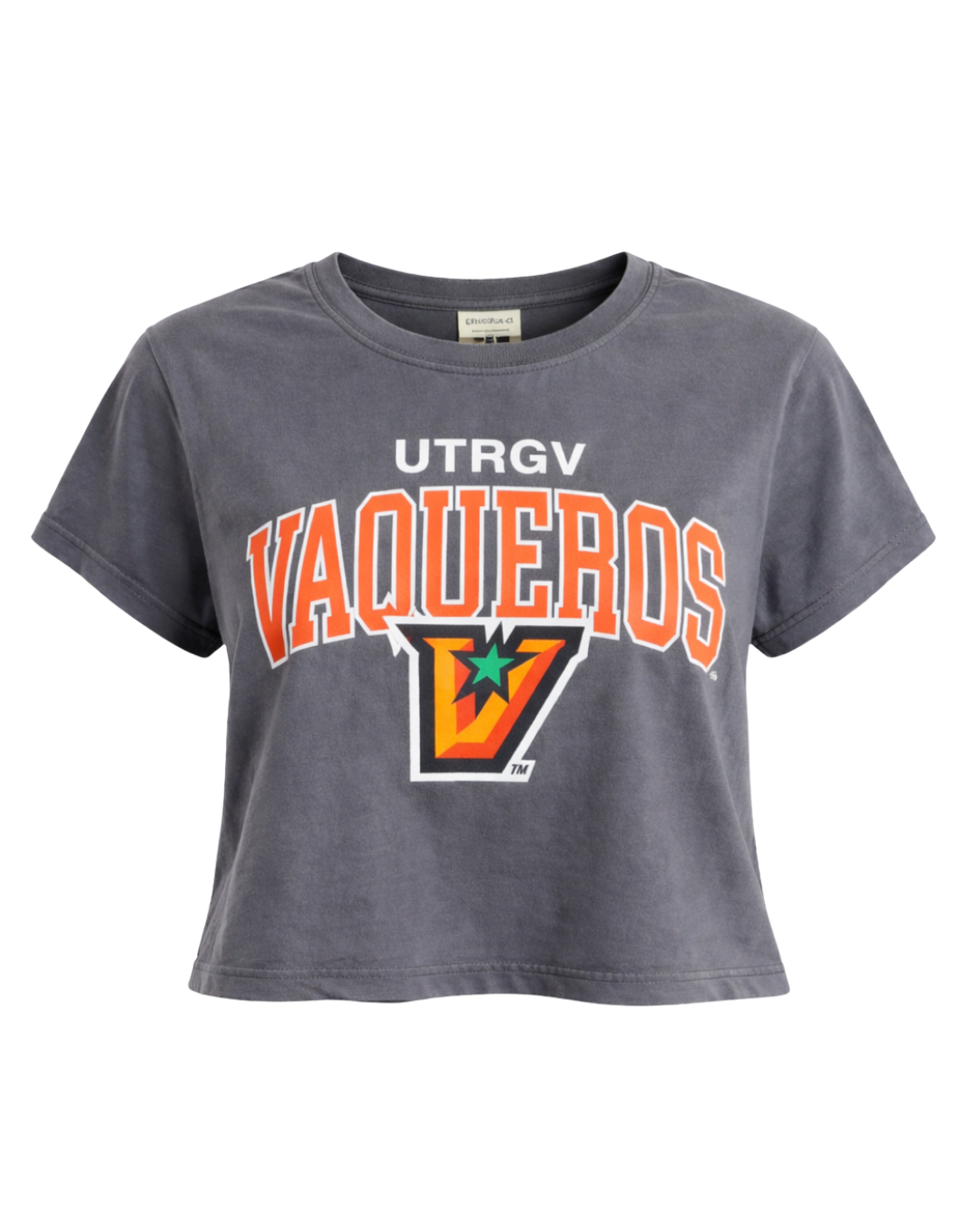 UTRGV Vaqueros "V" Montauk Tee - Smoke Gray