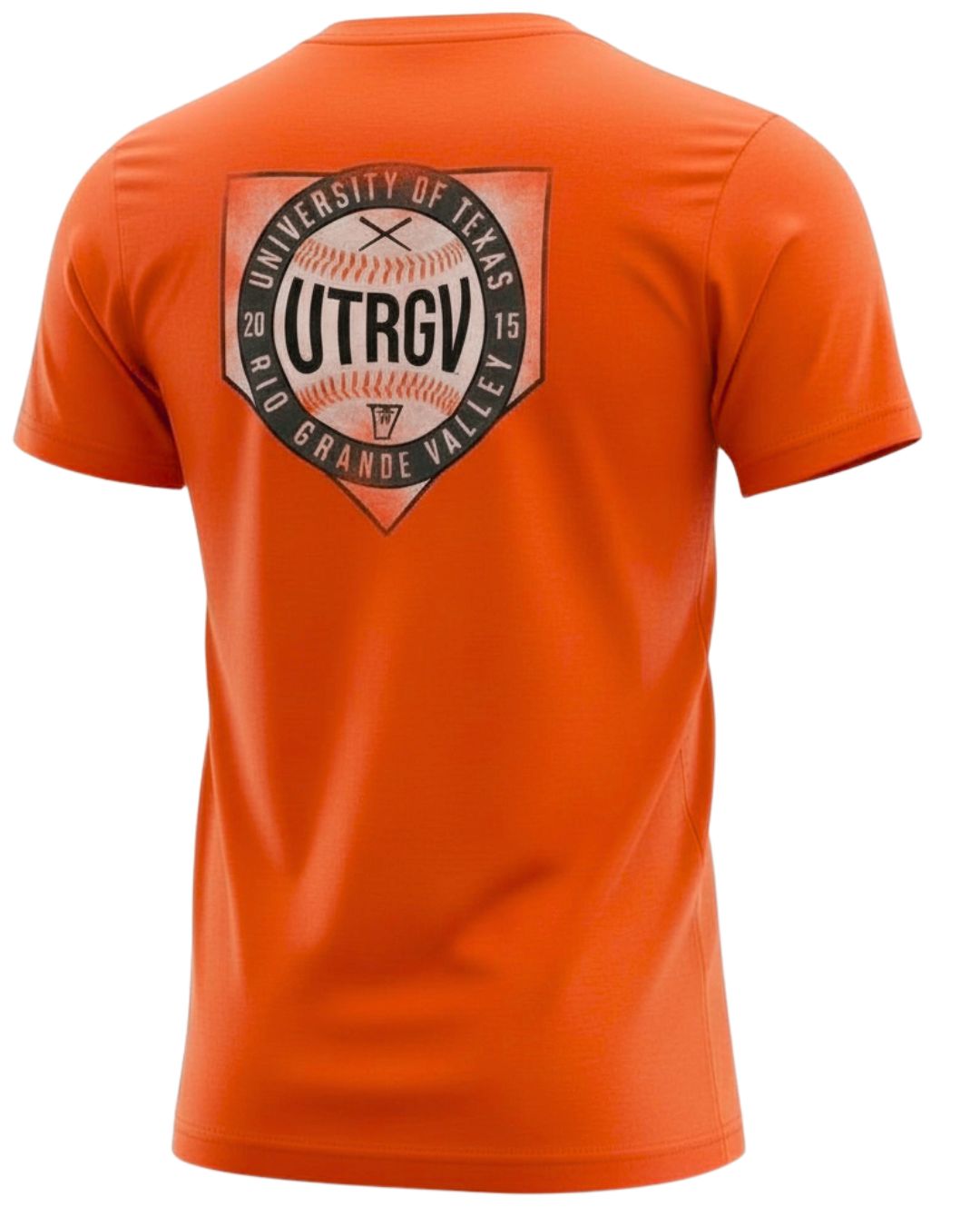 UTRGV Baseball Home Plate T-Shirt - Orange