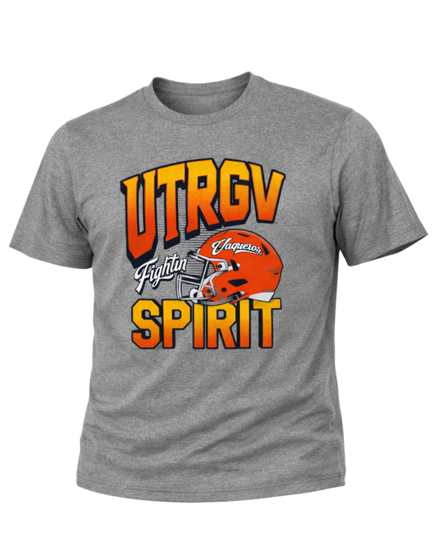 Fightin' Vaqueros Football T-Shirt - Grey