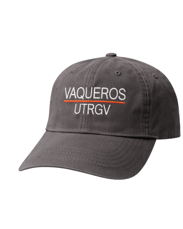 VAQUEROS _UTRGV Relaxed Dad Hat - Charcoal