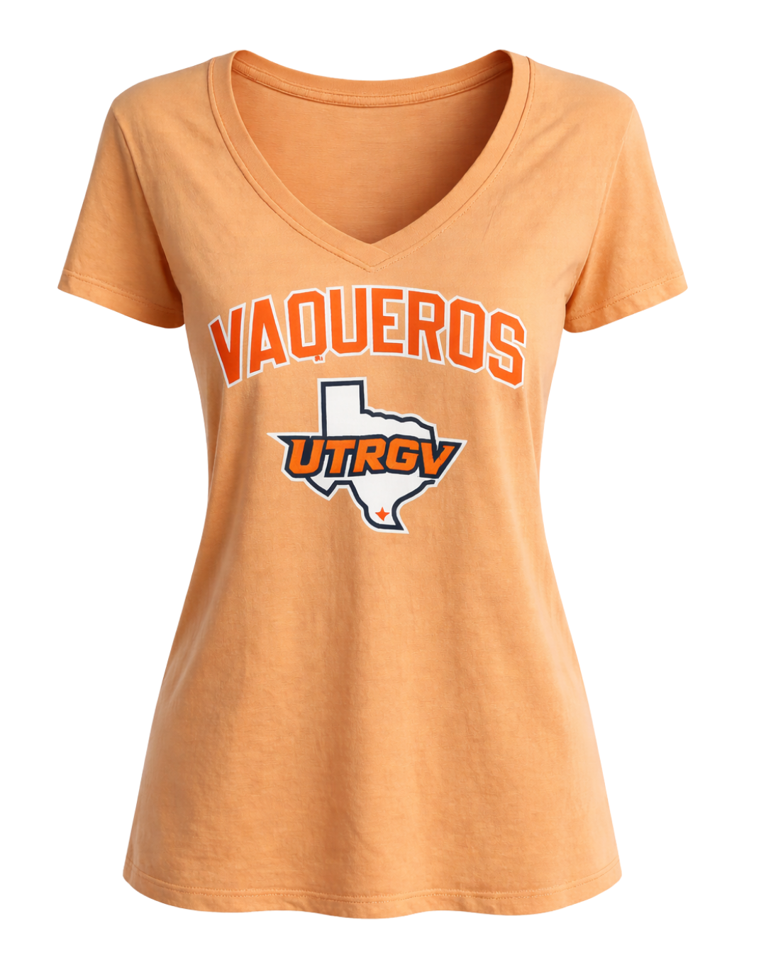 Vaqueros UTRGV Laguna V-Neck Tee - Melon