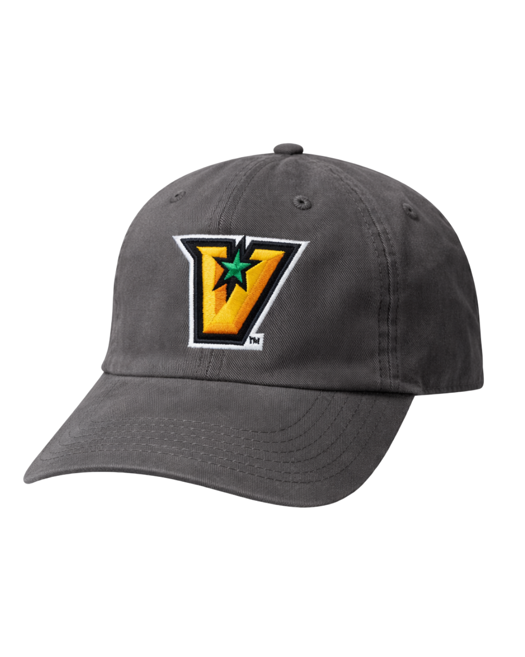 Full Color "V" Relaxed Cap - Charcoal Grey