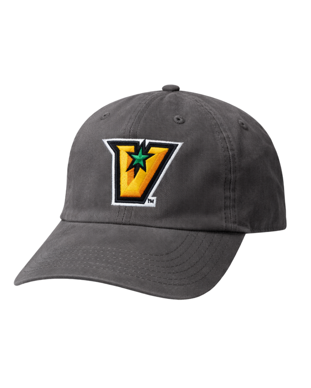 Full Color "V" Relaxed Cap - Charcoal Grey