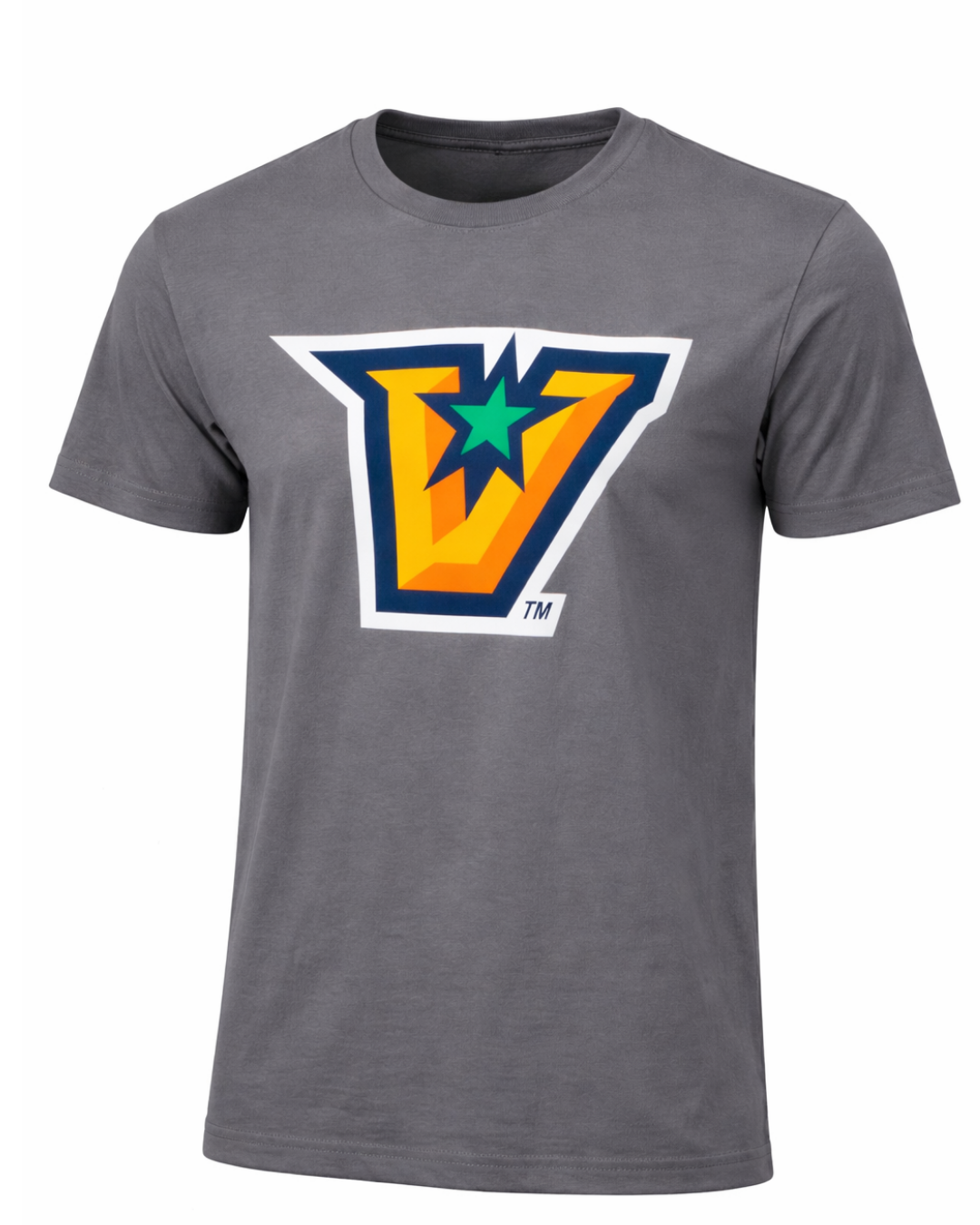 "V" Logo T-Shirt - Charcoal Grey