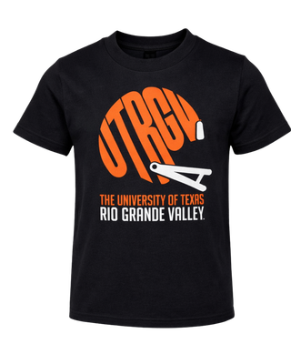 YOUTH UTRGV Helmet T-Shirt - Black