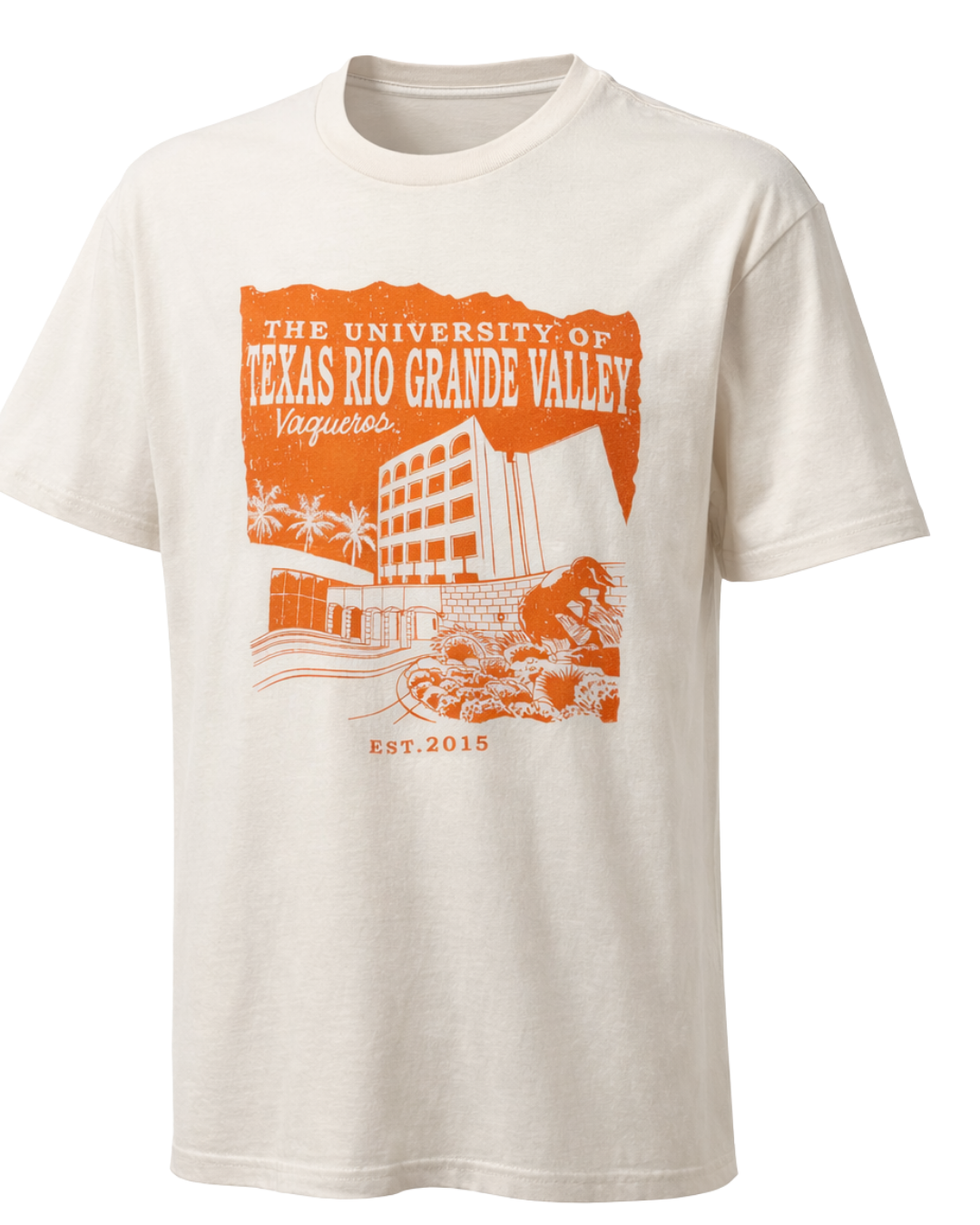 UTRGV Campus T-Shirt - Vintage White