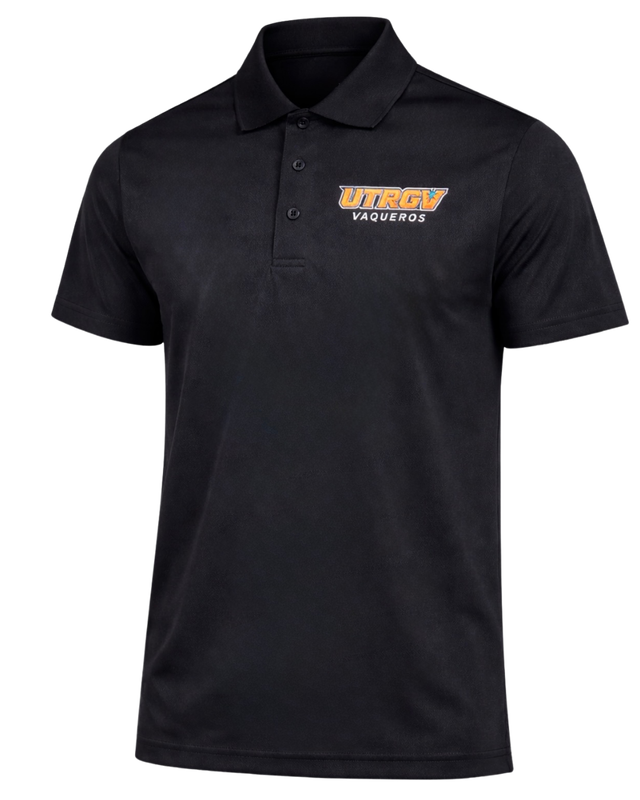 MEN'S UTRGV Vaqueros Polo - Black