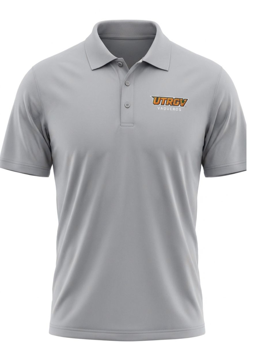 MEN'S UTRGV Vaqueros Polo - Silver